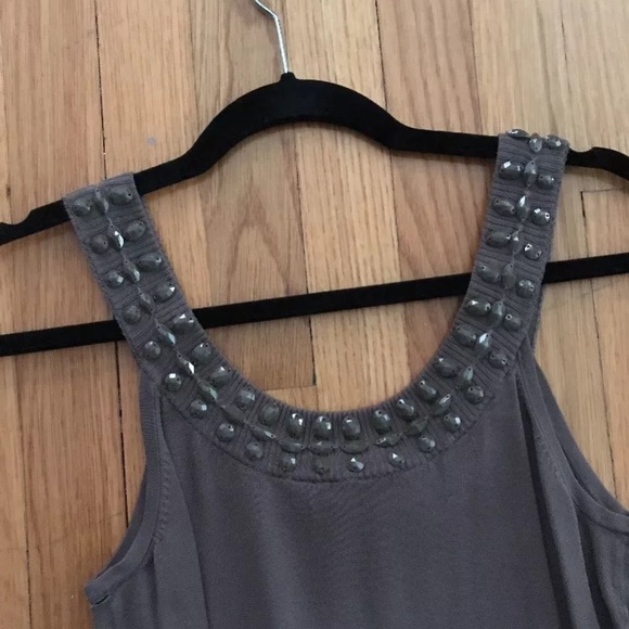 YUKA Platinum Sleeveless Olive Dress Fits Medium - Picture 4 of 5