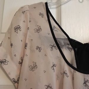Sheer Bow Blouse