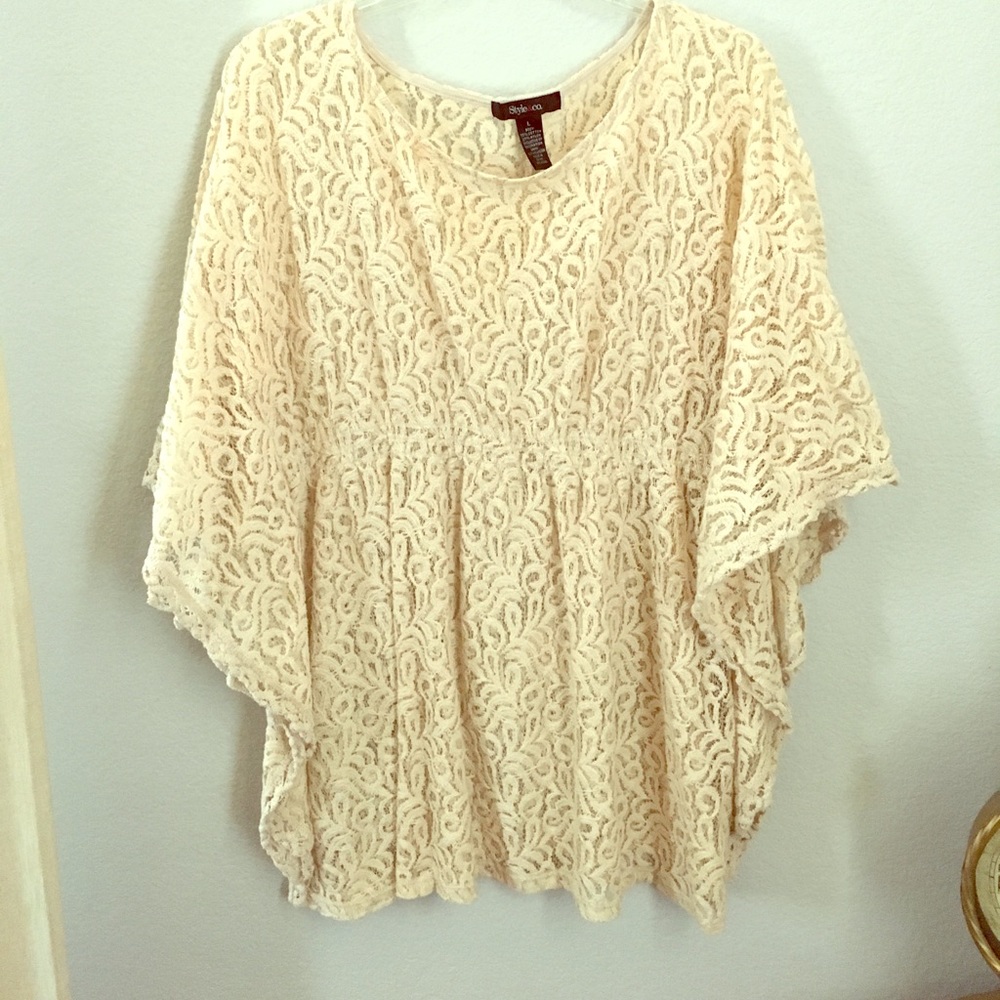 Lace Flowy Top