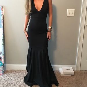 black formal dress