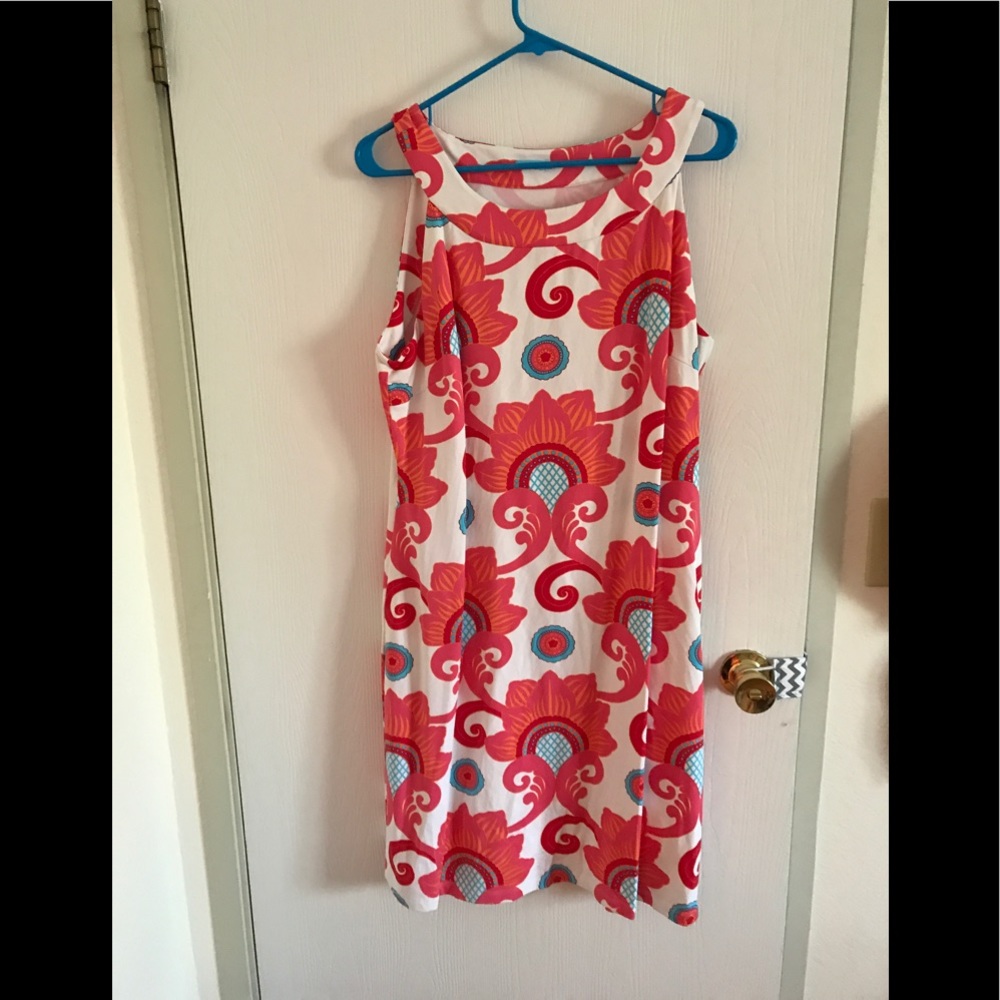 J. McLaughlin sleeveless floral dress