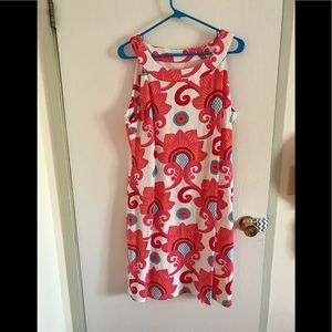 J. McLaughlin sleeveless floral dress