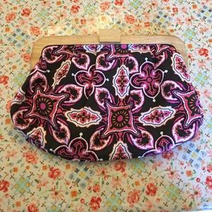 [Old Navy] Tribal Boho Jumbo Wooden Clutch Purse