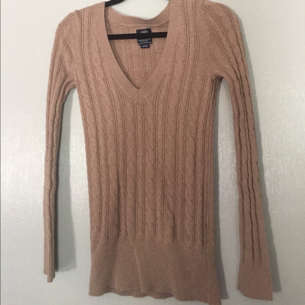 Long sleeve knit sweater