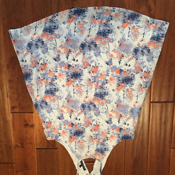 Floral Trapeze High Neck Dress - Picture 3 of 4