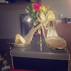 Glam high heels
