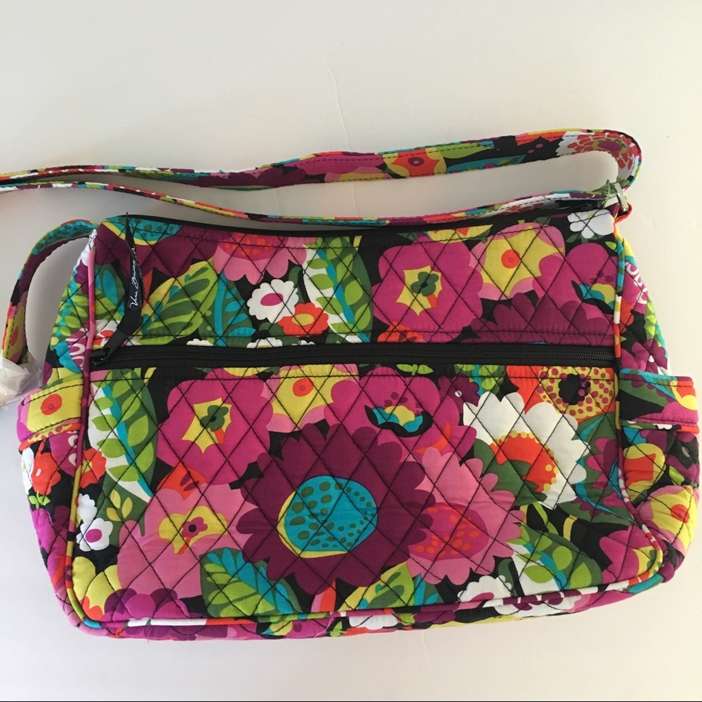 VERA BRADLEY ON THE GO  CROSSBODY BAG VA VA BLOOM