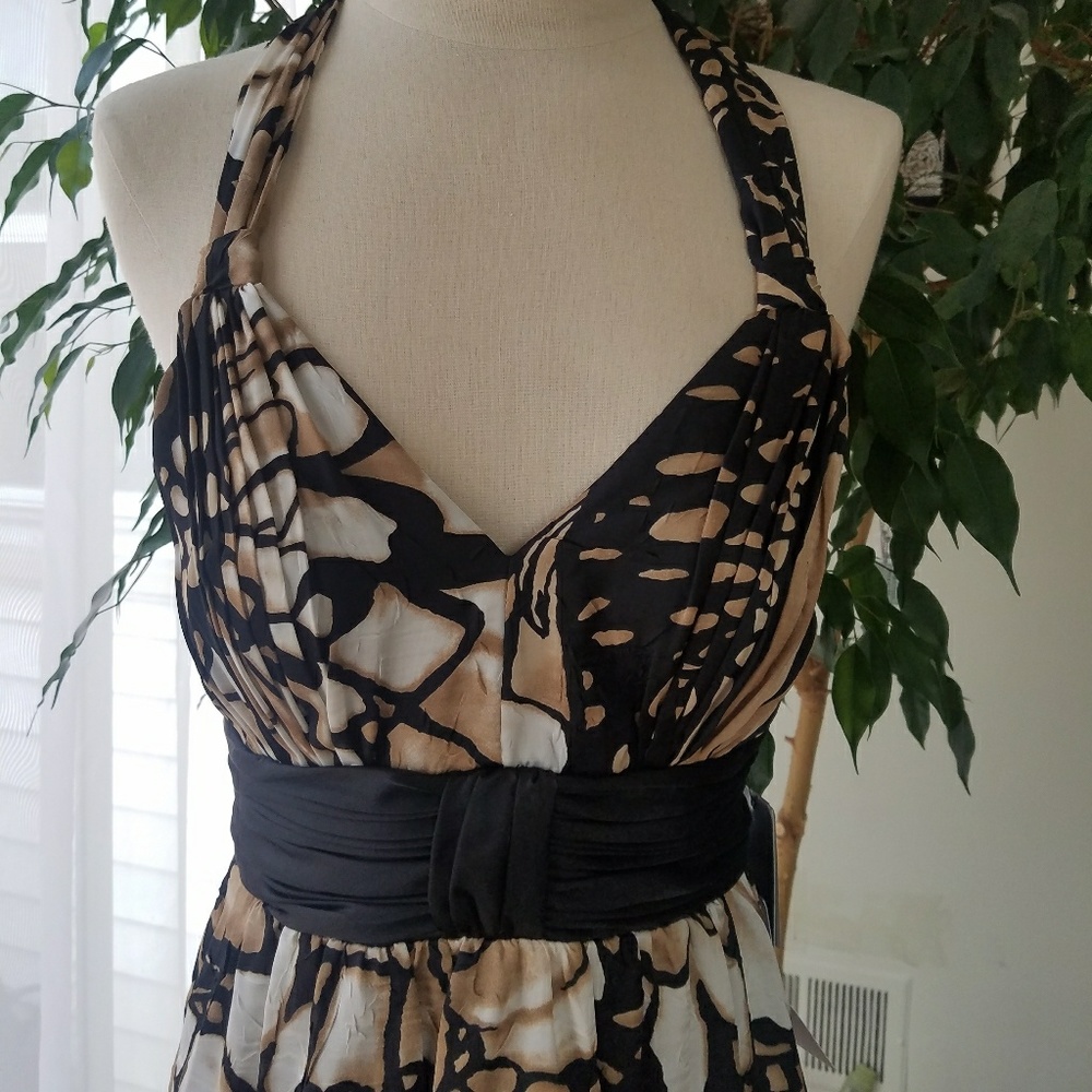 Oleg Cassini halter dress