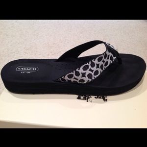 Authentic Coach Flip Flops