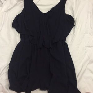 Navy blue romper