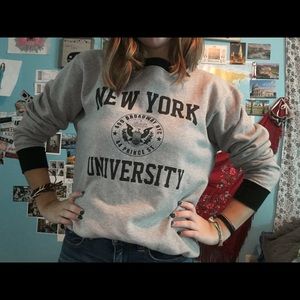 New York University Brandy Melville sweatshirt