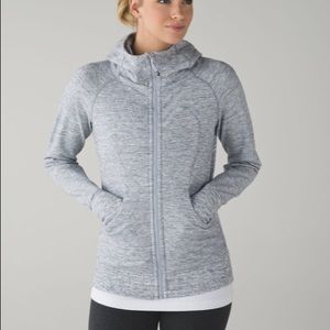 lululemon grey zip up