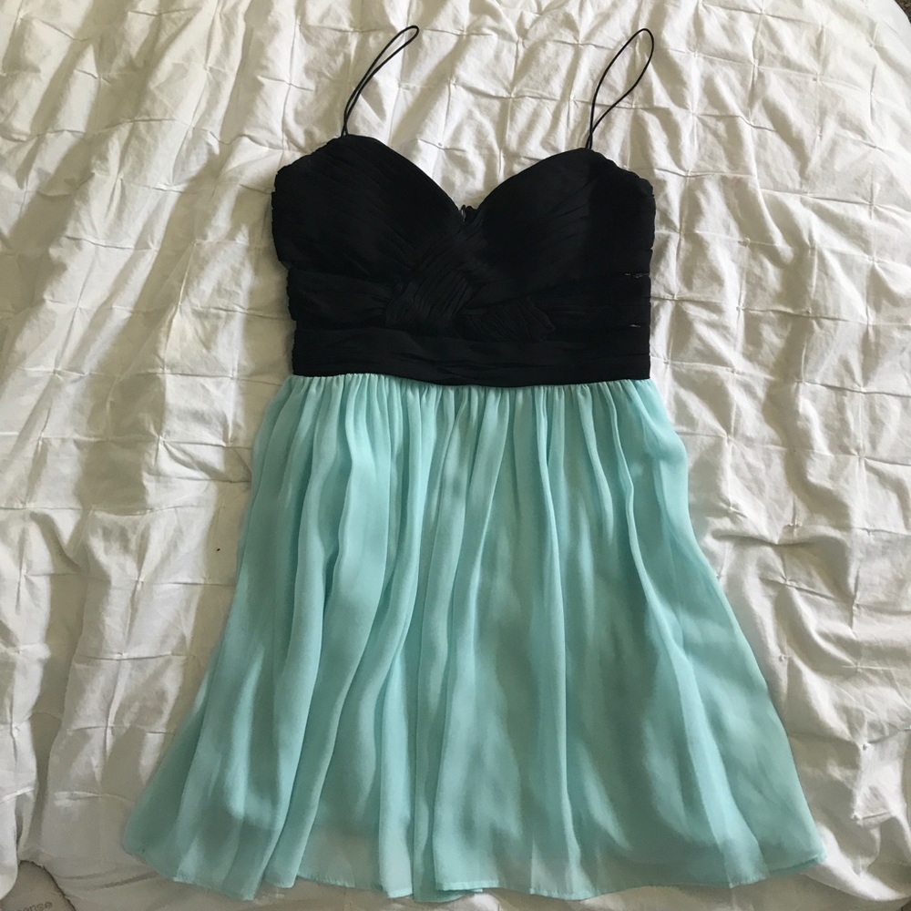 Hailey Logan short flow you cocktail dress