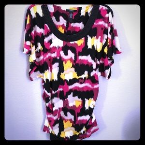 Purple Abstract Blouse