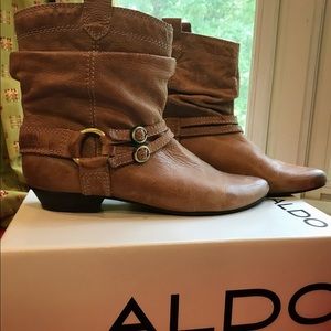 ALDO Hortein Mid Leather Bootie