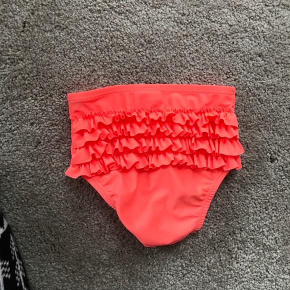 Two piece bow top, and ruffle bottom bikini - Picture 4 of 4