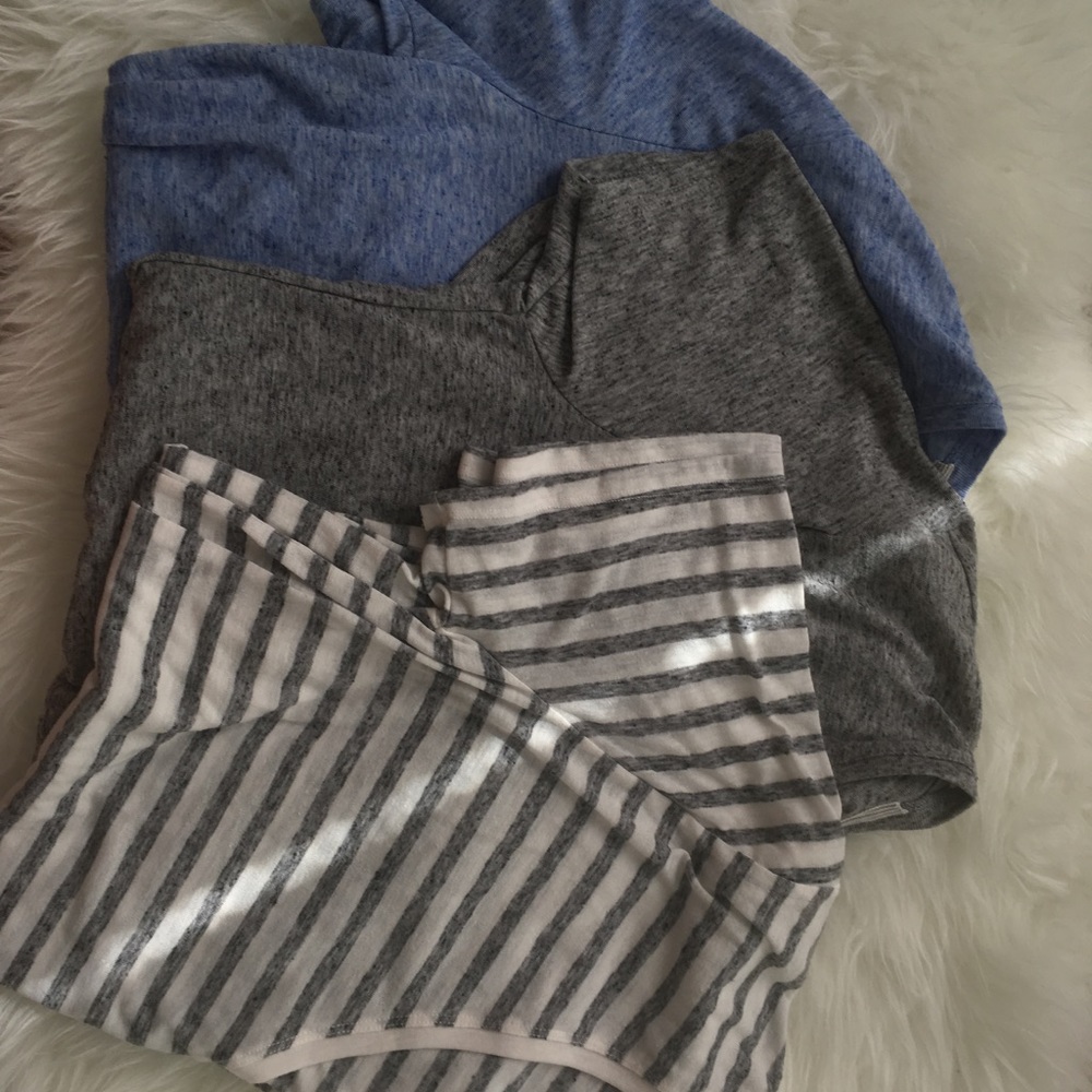 3 tee shirts!