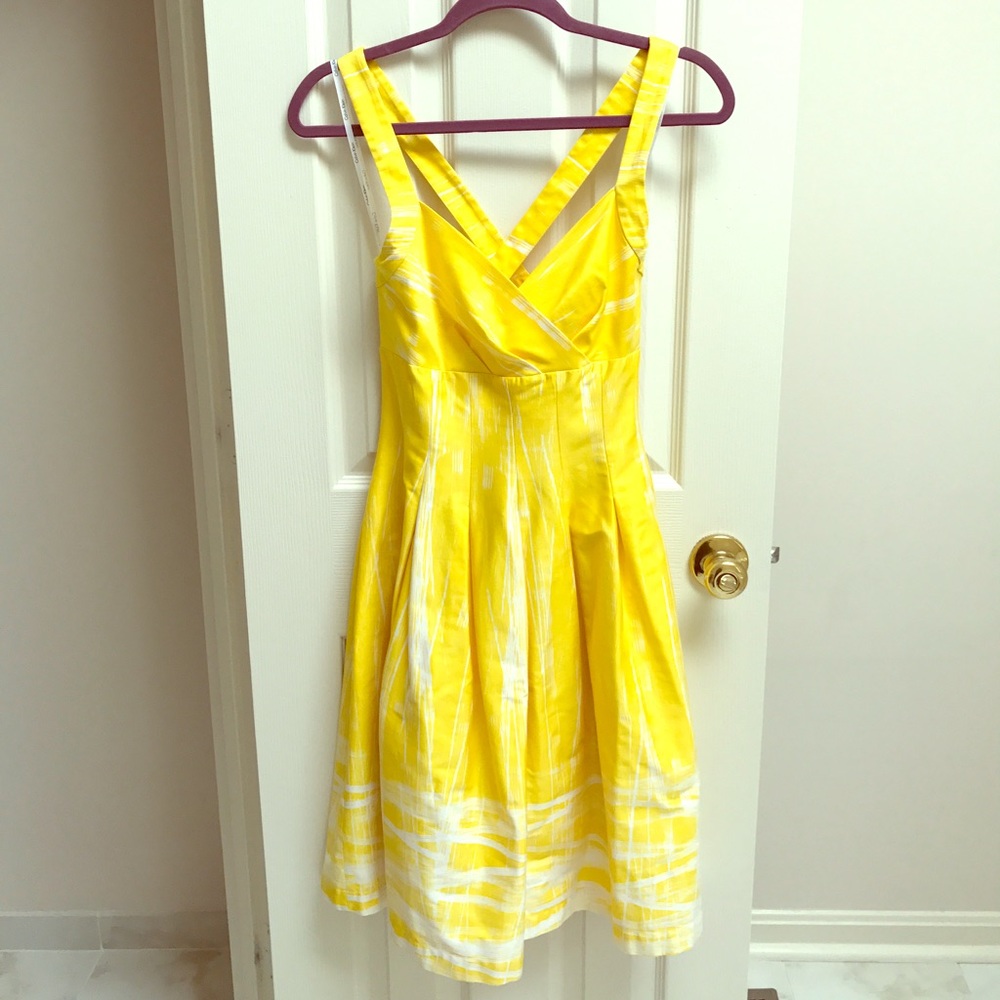 Calvin Klein Yellow Dress