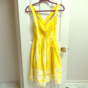 Calvin Klein Yellow Dress
