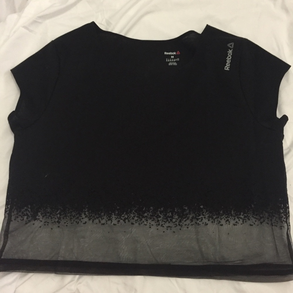 Cropped reebok mesh top