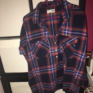 🖤OLD NAVY plaid pull over shirt🖤