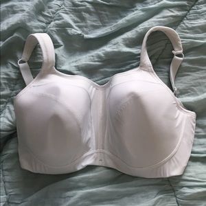 Panache white large bust sports bra