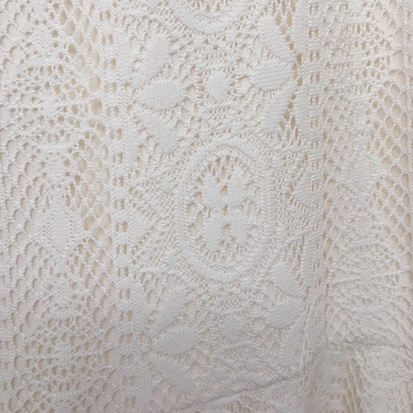 Cream lace a-line mini dress! - Picture 3 of 3