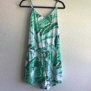 Old Navy Palm Design Romper