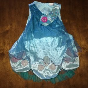 Dreamworks trolls poppy dress and wig and headband