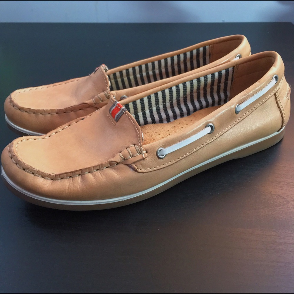 Naturalizer Comfort Hanover Boat Shoe 6M Beige