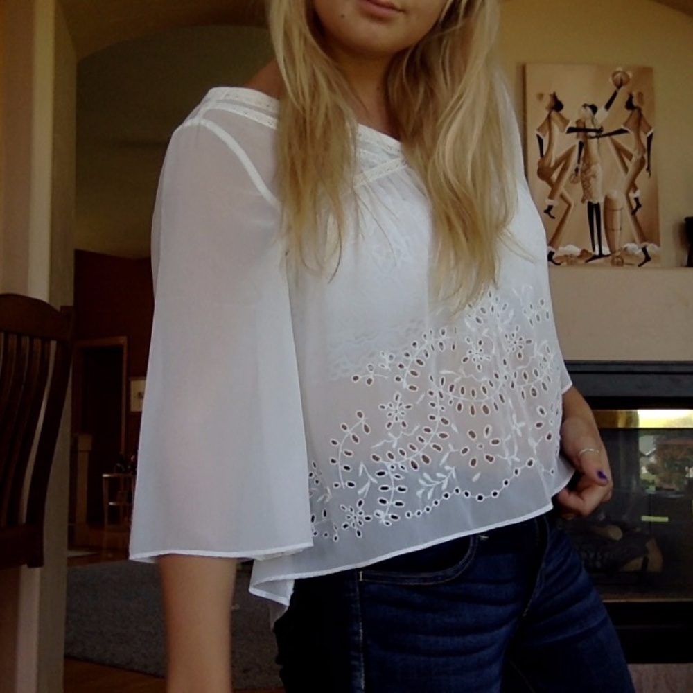 Abercrombie Sheer Blouse