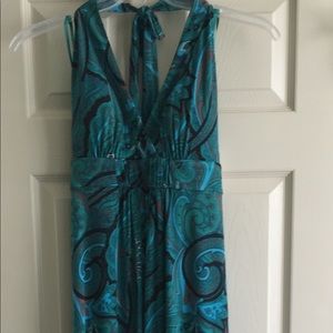 Jessica Simpson halter maxi dress XS