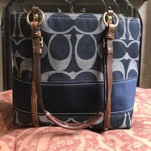Blue Coach Purse