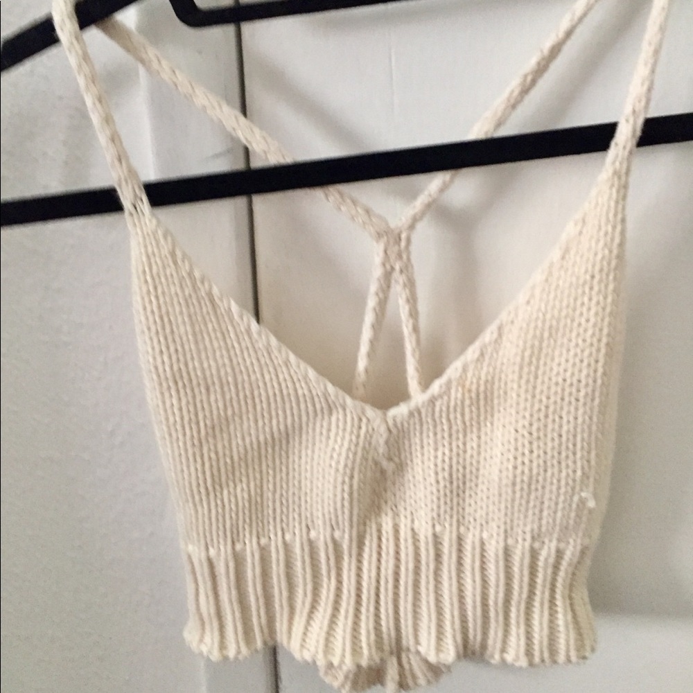Brandy Melville Crochet bralette