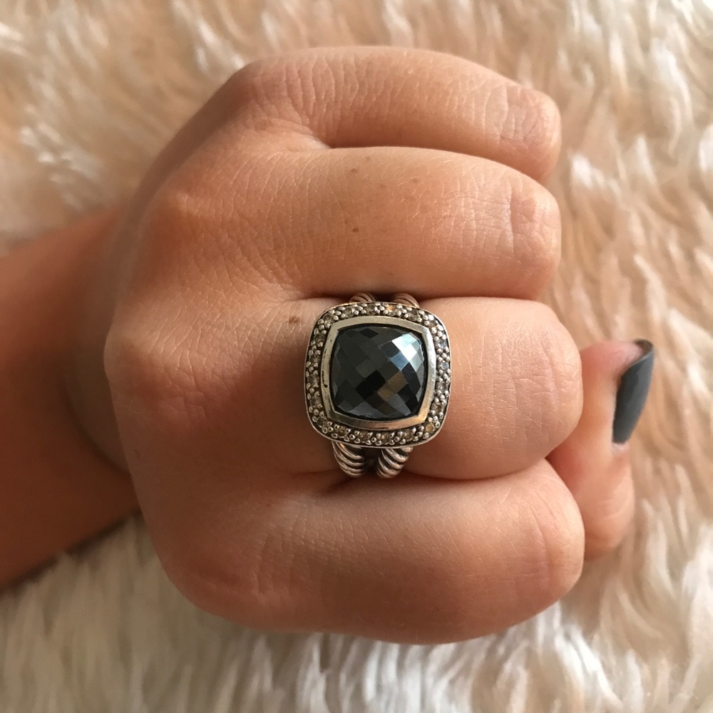 David Yurman Albion Ring w/ Diamonds, 11mm
