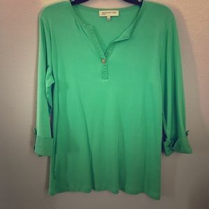 Minty Green Top