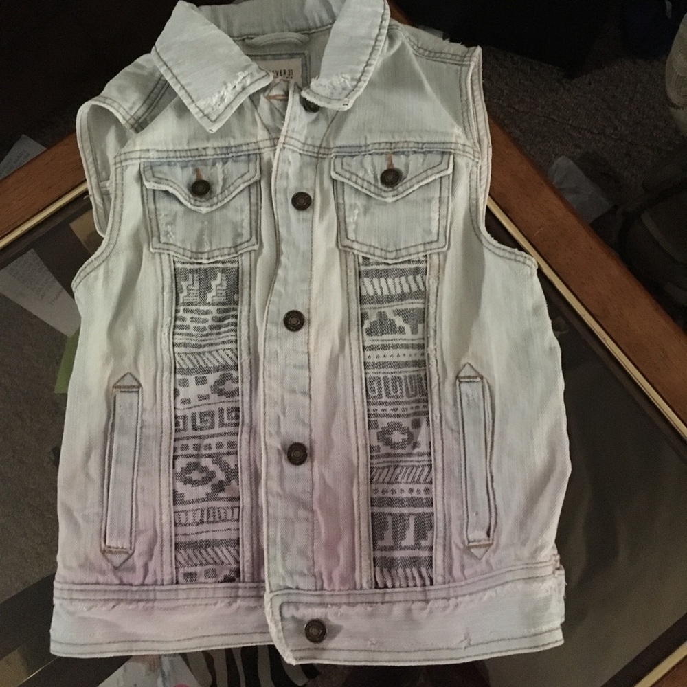 Cute jean vest