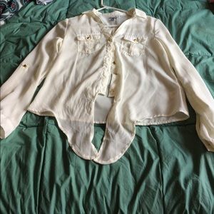 Charlotte rouse sheer blouse