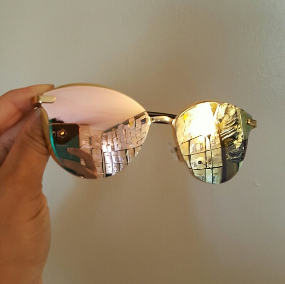 Accessories - 100% uv protection Cat eye mirrorred sunglasses 20