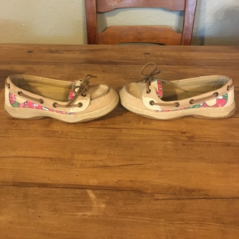 Girls Sperry Top Sider 13.5