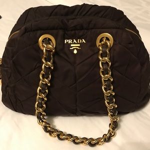 Prada Chevron Tessuto Bag