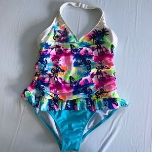 Butterfly one piece bathing suit