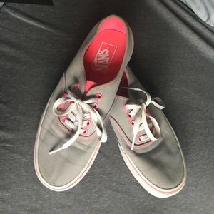 Grey & Pink Vans