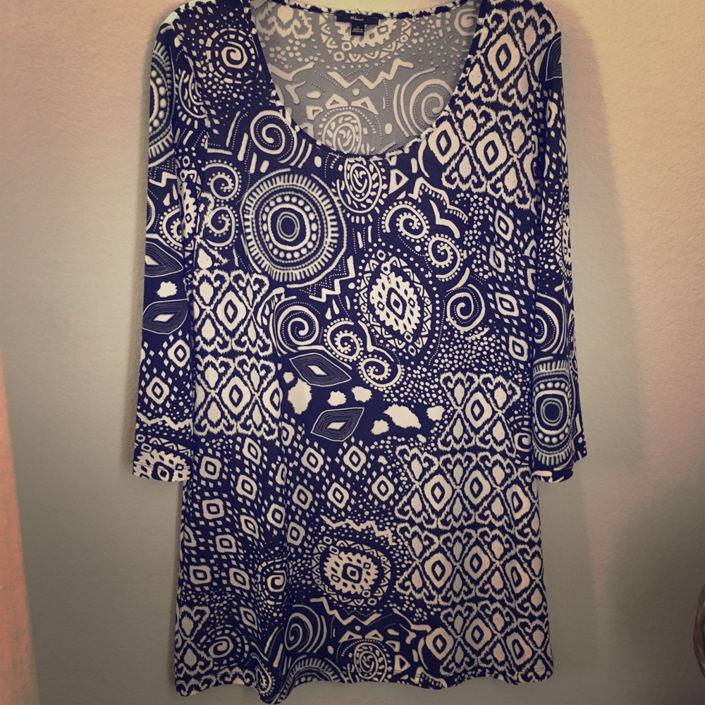Black & White Print Top