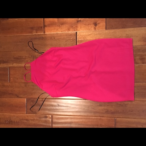 NWOT - Hot Pink Body Dress - Picture 3 of 4
