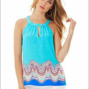 Lilly Pulitzer Silk Rogan Top