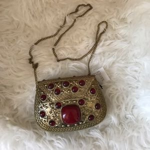 Free People St Xavier Bohemian Crossbody Clutch