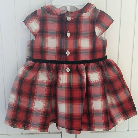 NWT Baby Girl Holiday Dress (3M) - Picture 2 of 4