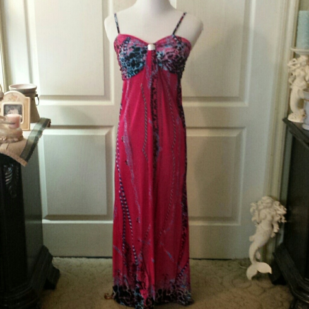 Maxi Dress with Adjustable Straps. Size Sm/Med. - Picture 1 of 6