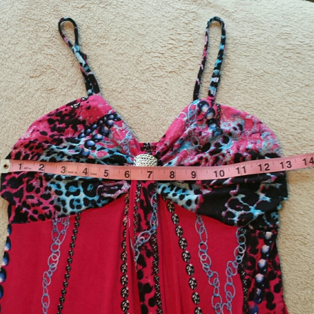 Maxi Dress with Adjustable Straps. Size Sm/Med. - Picture 6 of 6